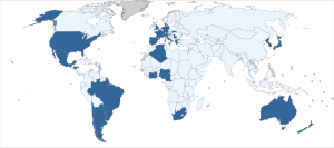 Countries in the FIFA World Cup 2010.svg