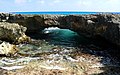 Tidal pool and reef.