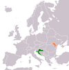 Location map for Croatia and Moldova.