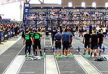 Team event at the SoCal Regional in 2014 CrossFit Games SoCal Regionals 2014 team event.jpg