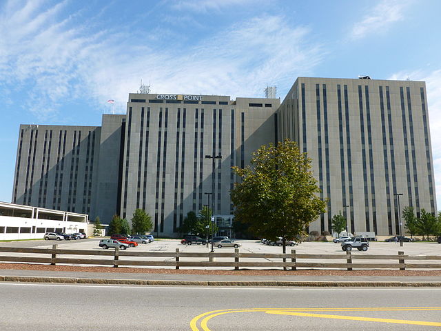 Former Wang headquarters in Lowell, Massachusetts