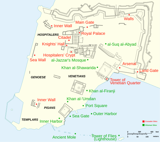 File:Crusader and Ottoman Sites in Acre.svg
