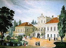 Czartoryski residence in Puławy, B. Czernow, 1842