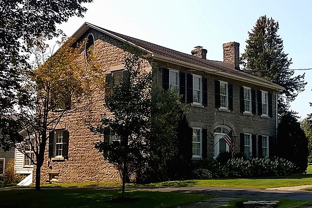 Burnham's childhood home in Henderson, New York