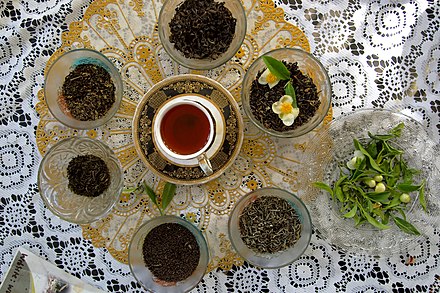 A cup of Darjeeling tea.