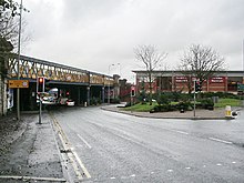 Darwen Jalan Kereta api, Jembatan, Blackburn - geograph.org.inggris - 627392.jpg