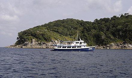 Dive Boat in the Similans