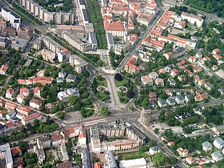 Imagen aérea de Albertplatz