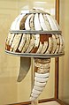 Tooth (ivory): Boar tusk helmet, Ancient Greece.