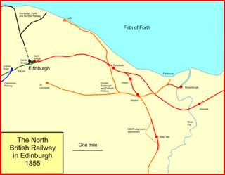 <span class="mw-page-title-main">Musselburgh railway station (1847)</span> Railway station in Scotland (1847-1970)