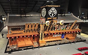 Lifesize replica of the Nakmura-za kabuki theater, English: Edo-Tokyo Museum, Tokyo, Japan.