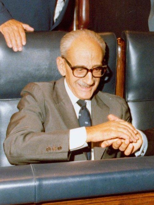 Manuel Gutiérrez Mellado, first Defence Minister of the democratic period.