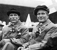 Emil Väre dan Taavi Tamminen, Antwerpen 1920.jpg