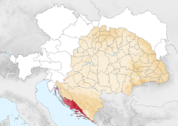Empire d'Autriche 1914 Dalmatie.png