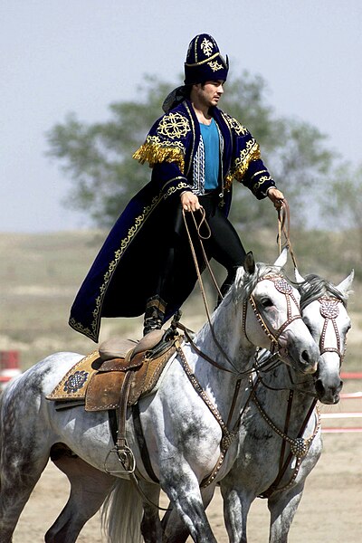 File:Equestrian heritage, Kazakhstan.JPEG