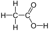 Essigsäure - Acetic acid.svg