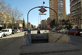 A Parque de Santa María (madridi metró) cikk illusztráló képe