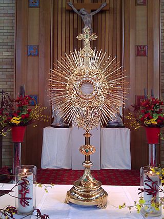 <span class="mw-page-title-main">Eucharistic adoration</span> Christian rite