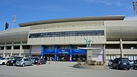 Exterior of Akita Municipal Yabase Athletic Stadium 20190414.jpg
