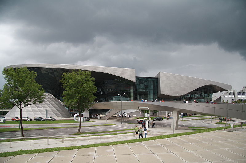 File:Exterior of BMW-museum in Munich, Bayern.JPG