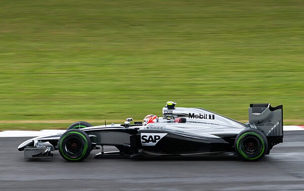 Magnussen at the 2014 British Grand Prix