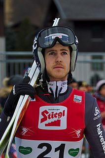 Tim Hug Swiss Nordic combined skier