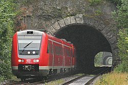 DB 612 mint Franconia-Saxony-Express, Velden közelében