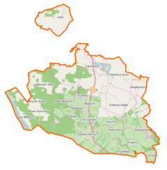 Mapa lokalizacyjna gminy Fabianki