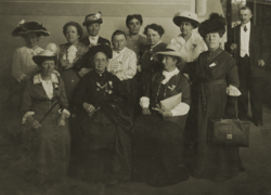 Feminists at the Seventh Conference of the International Woman Suffrage Alliance, Budapest, 1913