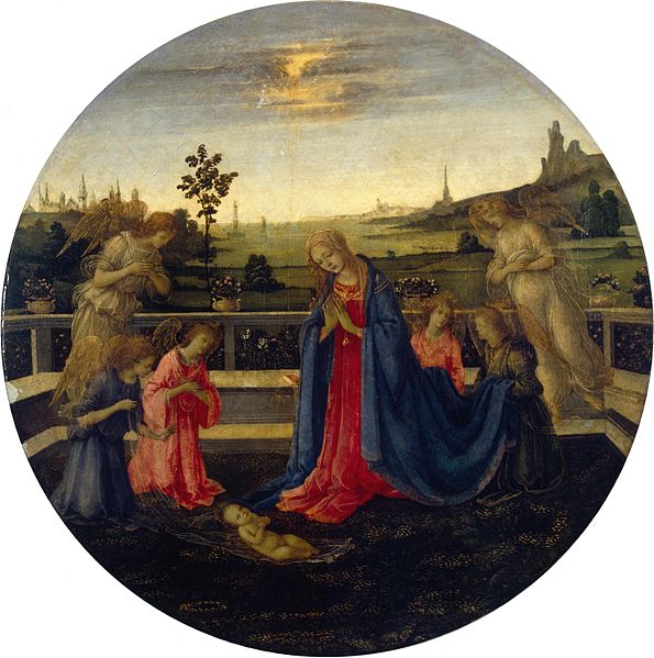 File:Filippino lippi Adoration of the Child.jpg