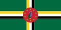 Flaga niepodległej Dominiki 1978-1981