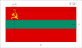 Flag of Transnistria Construction sheet.svg