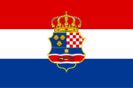 Flag of the Triune Kingdom of Croatia.svg