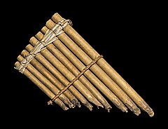 Image 17A pan flute from the Solomon Islands, 19th century (from Melanesia)