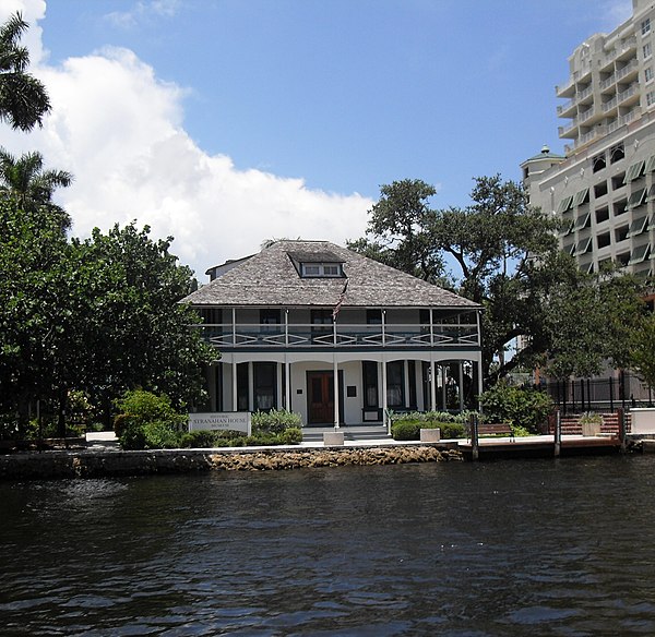 Stranahan House, the oldest building in Fort Lauderdale, originally built as a trading post