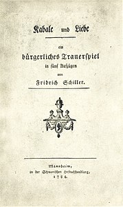 Friedrich Schiller - Kabale und Liebe 1784.jpg