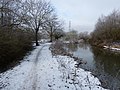 Frozen towpath on the Grand Union Canal - geograph.org.uk - 3308232.jpg