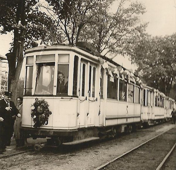 Last tram ride on 1 May 1960