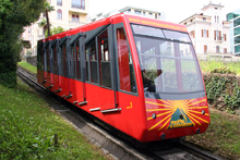 Monte San Salvatore funicular Funicolare San Salvatore Wagen 2010.png