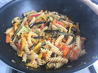 Pasta allOrtolana Mixed vegetable pasta