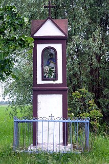 Górki Borze Village in Masovian, Poland