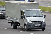 English: GAZ truck. Minsk, Belarus Беларуская: Грузавік ГАЗ. Мінск, Беларусь Русский: Грузовой автомобиль ГАЗ. Минск, Беларусь