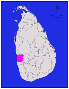 District de Gampaha - Localisation