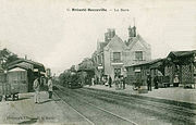 Station Bréauté rond 1900