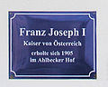 Gedenktafel, Dünenstraße 47, Ahlbeck, Deutschland