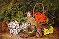 George Clare - Basket of Primula Flowers & a Bird's Nest (14712676929) .jpg