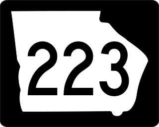 <span class="mw-page-title-main">Georgia State Route 223</span> State highway in Georgia, United States