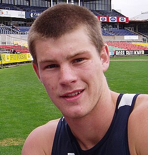 Bryce Gibbs made his AFL debut in 2007 Gibbscarlton.jpg