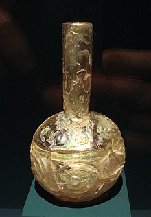 Glass bottle, Paykend, 10-12th century Glass bottle, Paykend, 10-12th century.jpg