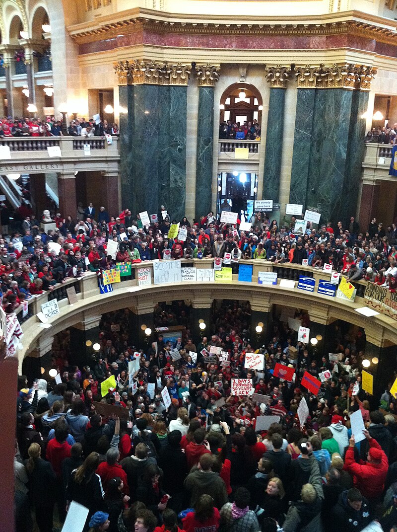 2011 Wisconsin protests - Wikipedia